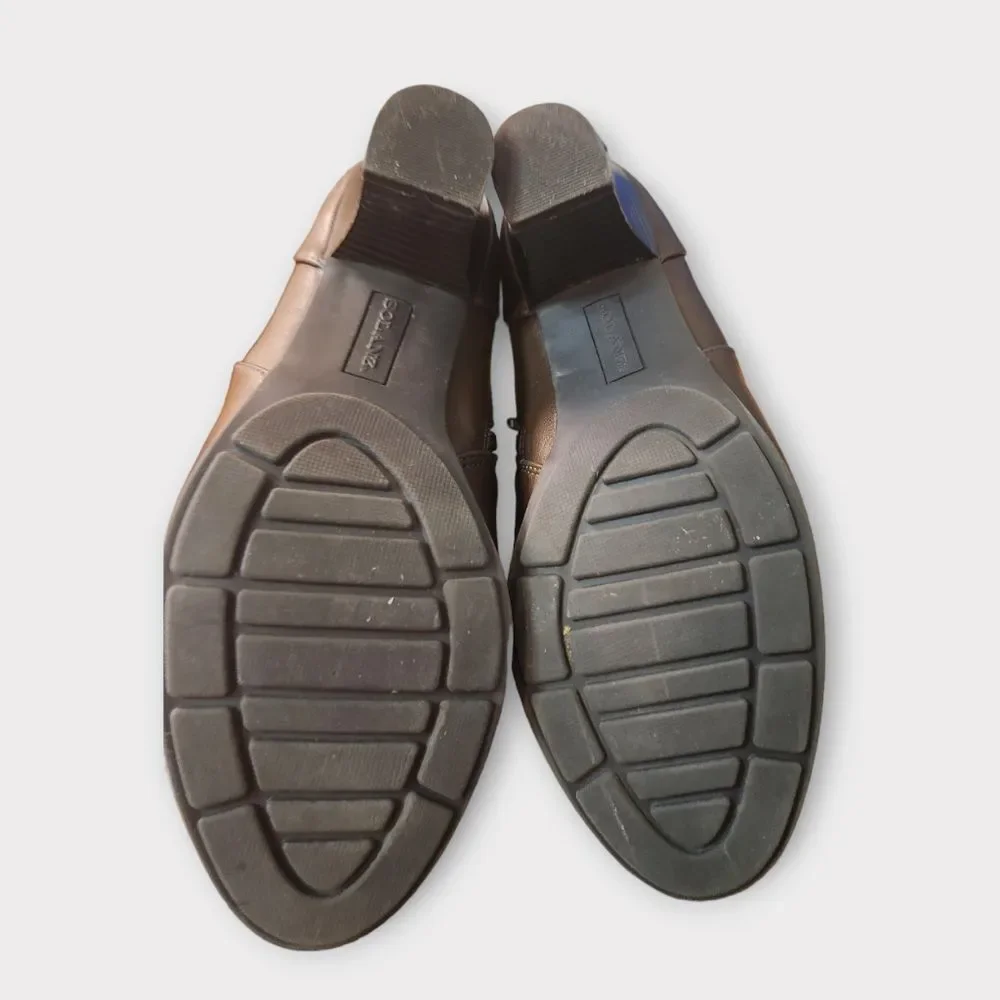 Solanz Vegan Leather Ankle Booties 8.5 - Picture 6 of 6